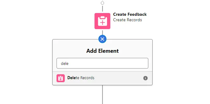 Flow Delete Record Element