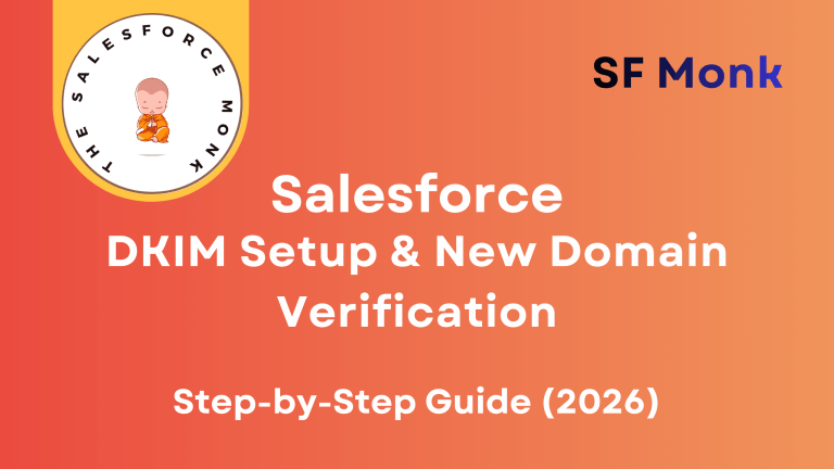 Salesforce DKIM Setup & New Domain Verification-SF Monk