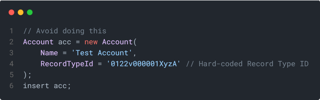 Wrong Approach – Hard-Coded ID